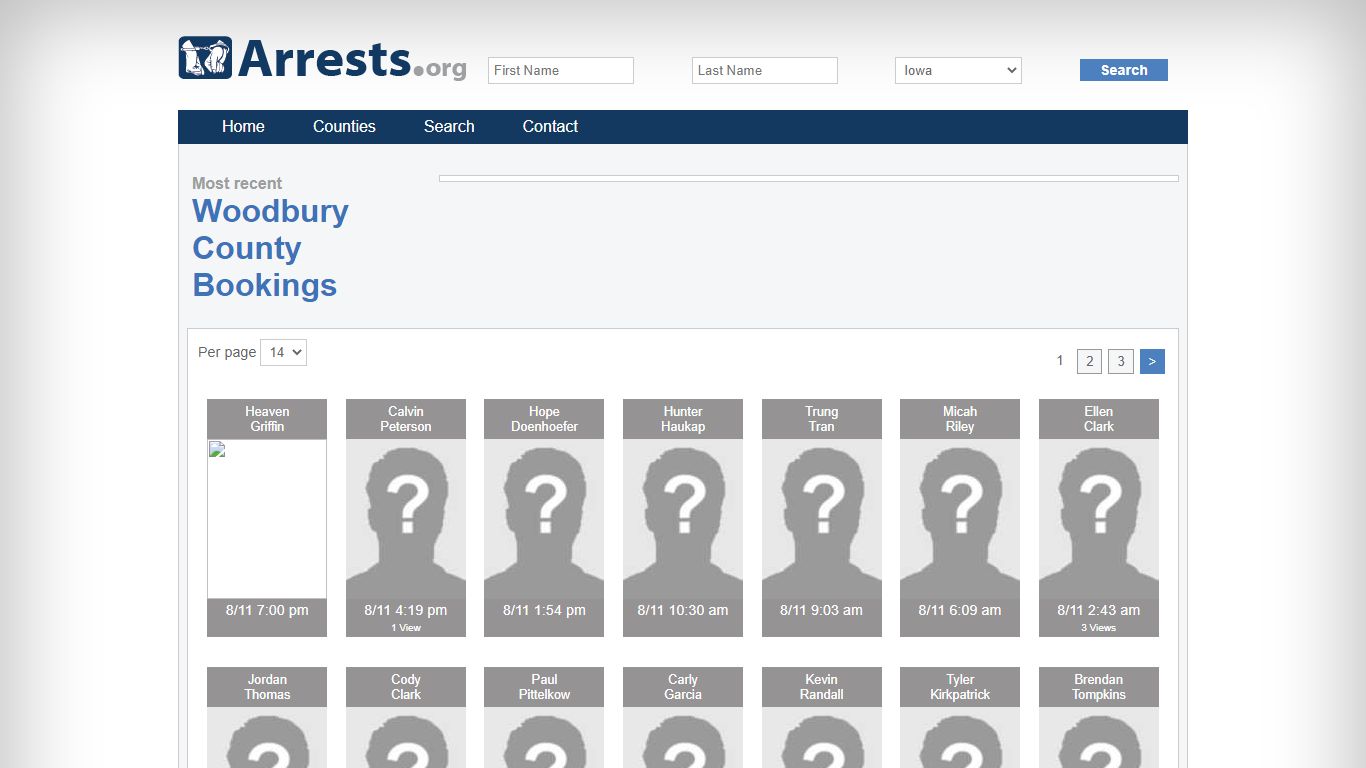 Woodbury County Arrests and Inmate Search